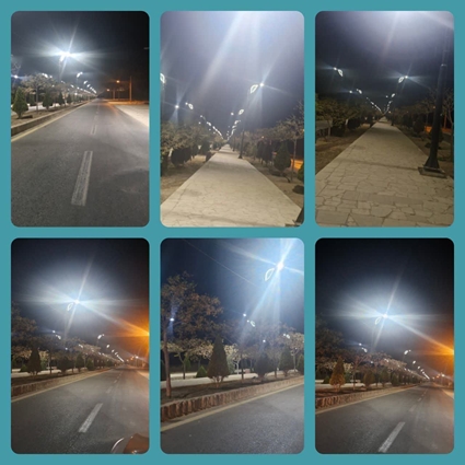 تکمیل روشنایی جادۀ سلامت لادر