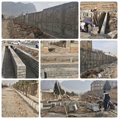  احداث کانال دفع آب‌های سطحی