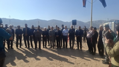 سخنرانی شهردار در بازدید کارکنان اداری شهرداری از میدان تازه تأسیس